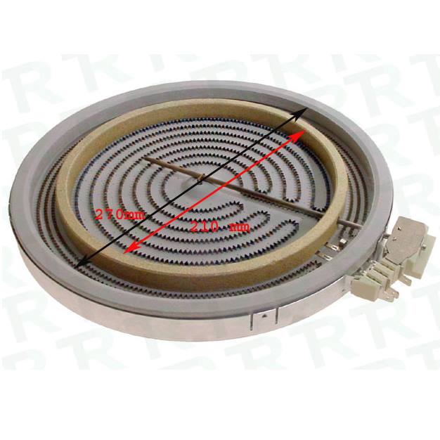 4801-211-01747 HEATING ELEMENT DIA Нагревателна плоча 2700W 230V d1/d2 , 270/210 mm