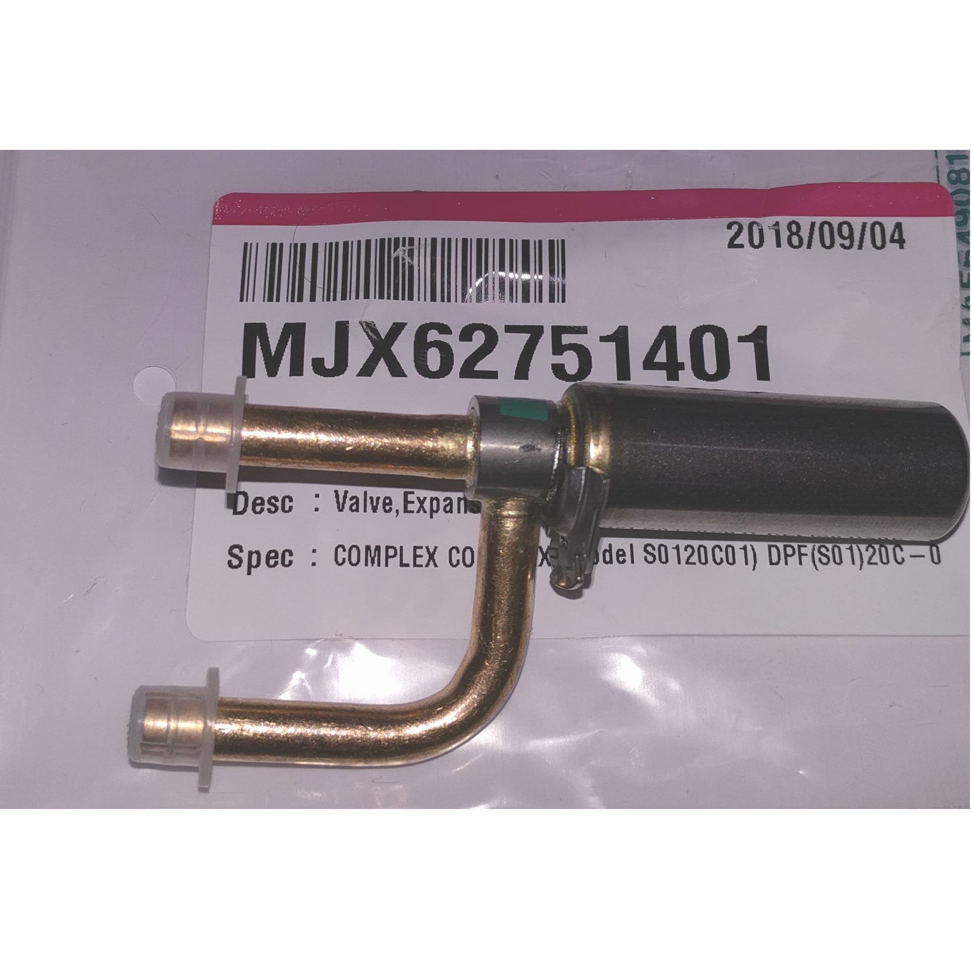 MJX62751401 COMPLEX COMPLEX (model S0120C01) DPF(S01)20C-01 D2.0 ID6.5 4.2MPA ZHEJIANG SANHUA