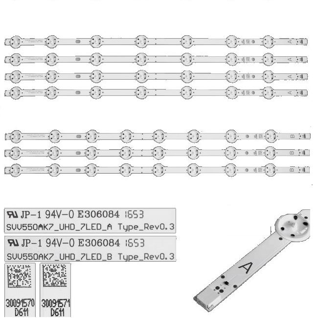 23349472 LED BAR VESTEL 23349472  55 INCH