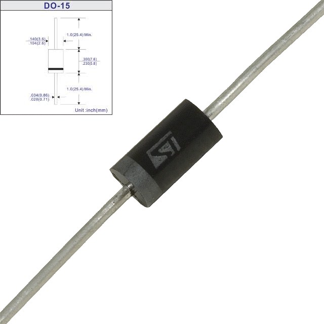 P6KE15A ZENER DIODE SUPPRESSORS 15V