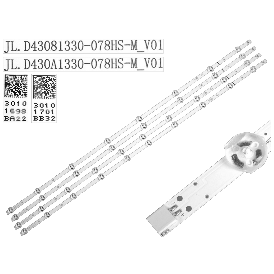 23518707 LED BAR.430 DLD25 VNB FLIPC U V01_YEDPA