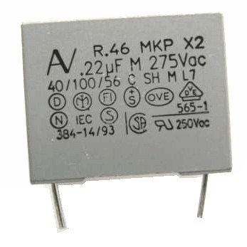 220NF/275V CAPACITOR/КОНДЕНЗАТОРИ 220nF/275V