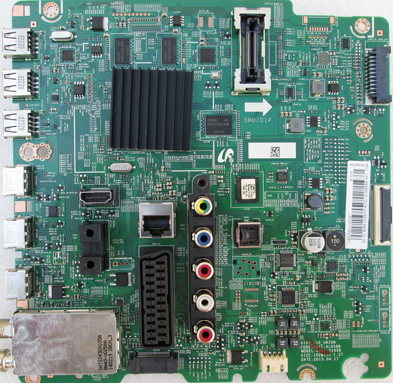 BN94-07097M ASSY PCB MAIN;UE40F6500SDXZT 