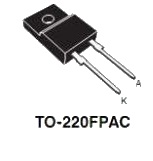 STTH5L06FP DIODE TURBO 2 ULTRAFAST HIGH VOLTAGE RECTIFIER