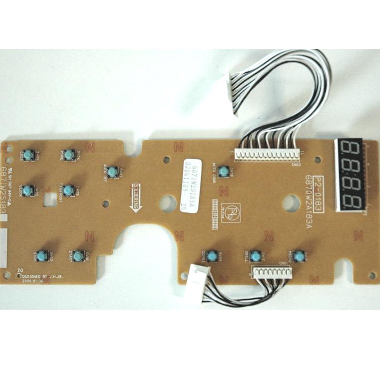 6871W2S183A     PCB WITH KEYS                      