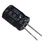 6.8/100V NP CAPACITOR/КОНДЕНЗАТОРИ 6.8uF/100V NP