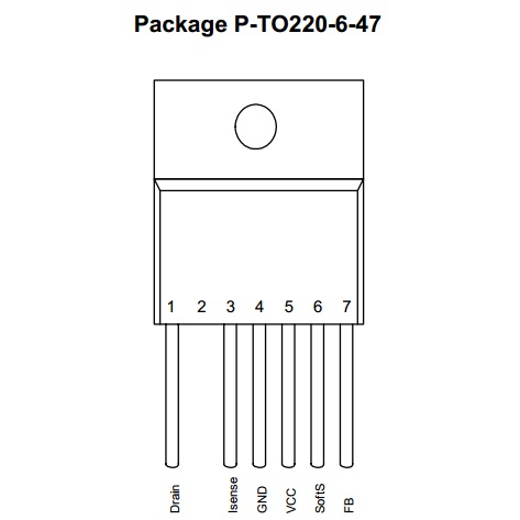 OIPMG00067A IC,SMPS,ICE3B3065P,TO220-6-47