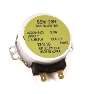 6549W1S018A Motor MW , AC Synchronous SSM-23H 220/240V 45mA 3W 50/60HZ 2P - 2.5/3RPM -