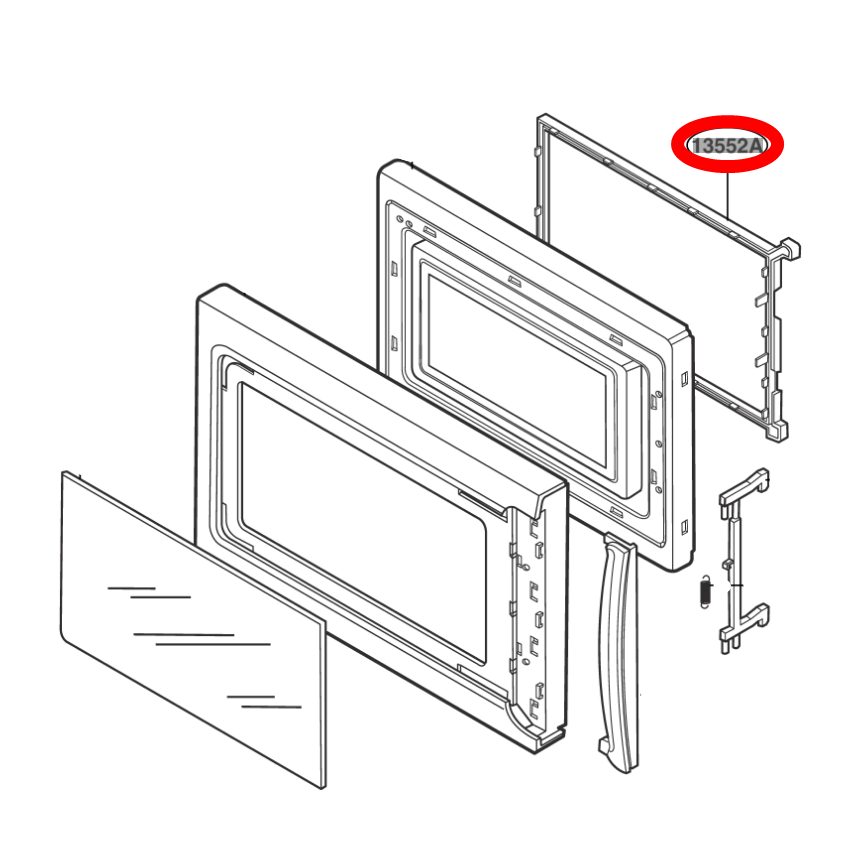 3552W1A022A COVER,CHOKE pos.13552A