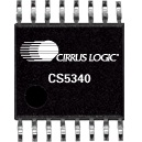 CS5340     IC, The CS5340 is a complete audio A/D converter (ADC) for digital audio systems