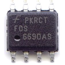 FDS6690AS TRANSISTOR N-MOS 10 A, 30 V. RDSon max= 12 mOm VGS = 10 V